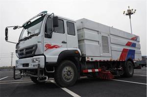 Best HOWO 10m3 Street Sweeper Truck Vacuum Road 35t 6 Wheelers wholesale