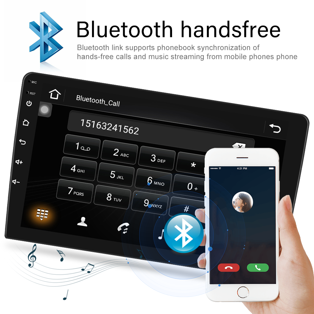 Backup Camera Universal Double Din 2 32GB Car Radio 7 9 10 Inch Android MP5 Player