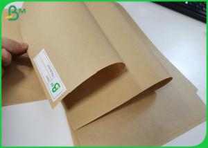 Best Safeness 50g  60g Uncoated Food Brown Kraft Paper For Disposable Fast Food Bag wholesale