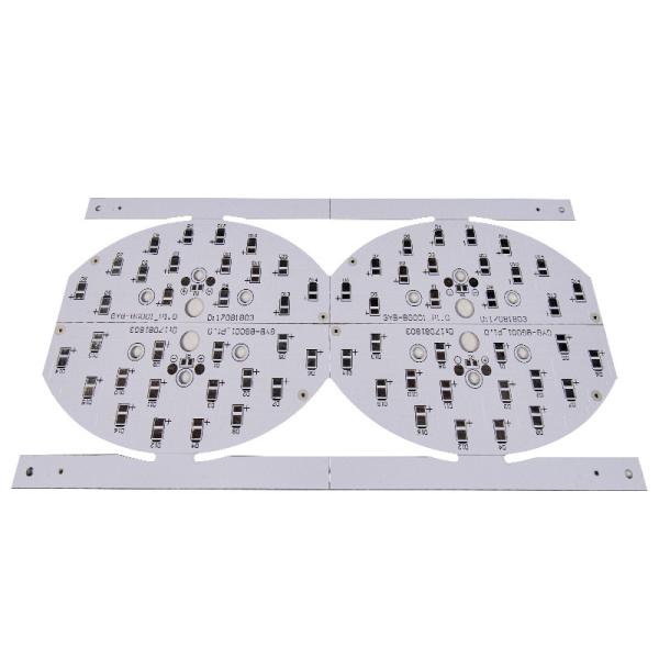 Vehicle Light Thick 2.0mm Single Sided PCBs Round LED Circuit Board