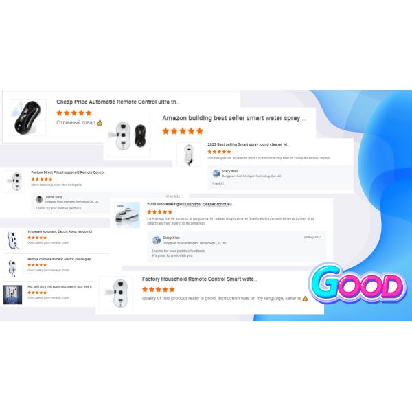 Vacuum Window Cleaner Robot With Anti-falling Control UPS safety rope And Water Spray