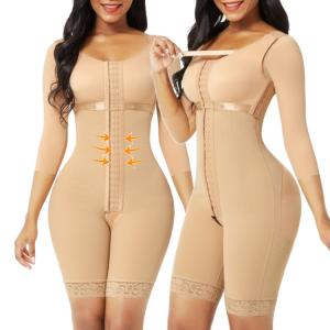 Best HEXIN Design Fat Tummy Trimmer Compression Body Shaper for Women Customized Labels wholesale