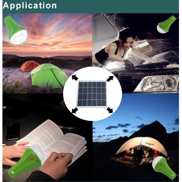 Handle Mounted 6Hrs To 35Hrs Solar Emergency Lights For Homes