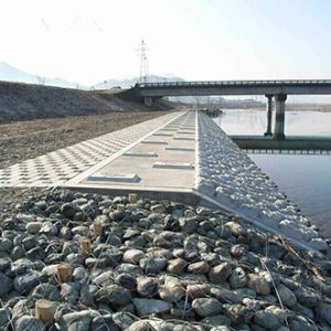 Durability Hydraulic Gabion Net High Strength Impact Resistance