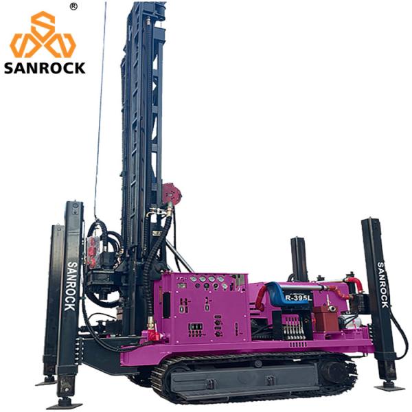 Cheap Full Hydraulic Water Drilling Rig 95KW Diesel Engine Mobile Water Well Drilling Machine for sale