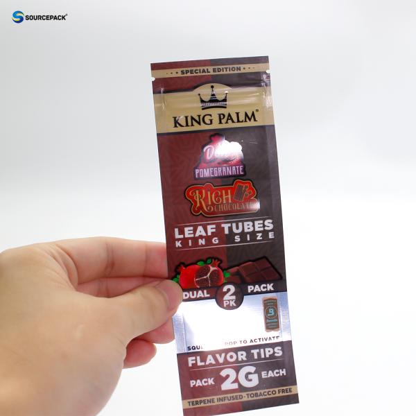 Silver Stamping Custom Cigar Packaging with Clear Window and 80-150mic Thickness