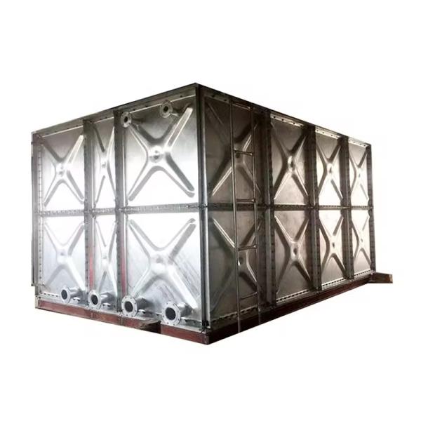 Cheap Hot Dipped Galvanized Pressed Steel Sectional Water Tanks Metal Water Storage Tanks for sale