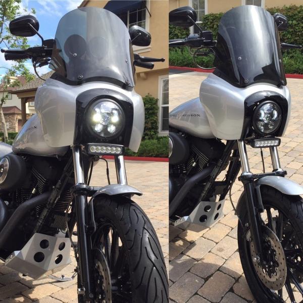 40W Car LED Headlights For Harley Davidson Motorcycles Daymaker Projector
