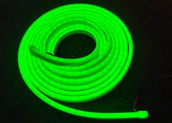 Cheap 12VDC Green Silica Gel Led Neon Flex Tube 8×16mm for sale