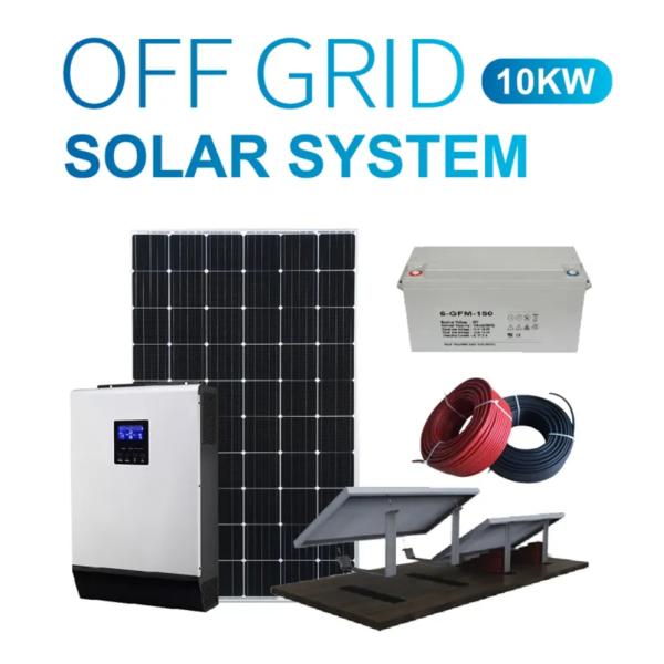 10Kw Monocrystalline Silicon Solar Panel System with IP65 Weather Resistance for Home Solar Battery Storage