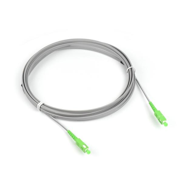 Cheap Drop Wire Cable Patch Cord SC APC To SC APC Patch Cords Single Mode FTTH Flat Fiber Optic for sale