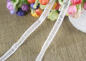 Polyester Ladder Water Soluble Chemical Lace Trim By The Yard Good Color Fastness
