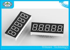LED 5 Digit 7 Segment Display 11-220 Mcd Brightness , LED Numeric Displays For Indoor