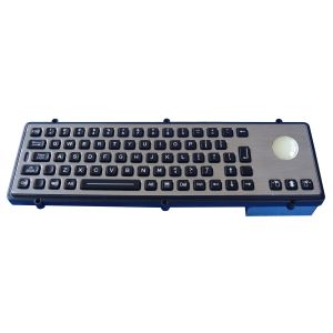 Custom usb keyboard / Backlit industrial keyboard with illuminated red trackball