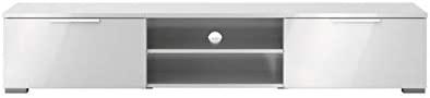 Cheap Glossy White TV Table Cabinet ‎Rectangular Engineered Wood Console Table TV Cabinet for sale