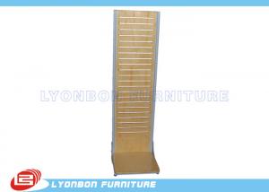 China ISO Double side Slatwall Display fixtures / MDF Display Stand For Promotion on sale