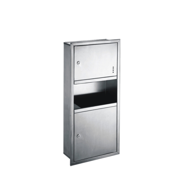 Hotel Toilet Accessories single Hand Roll Towel Dispenser 304 stainless steel paper Wall Mounted bathroom set
