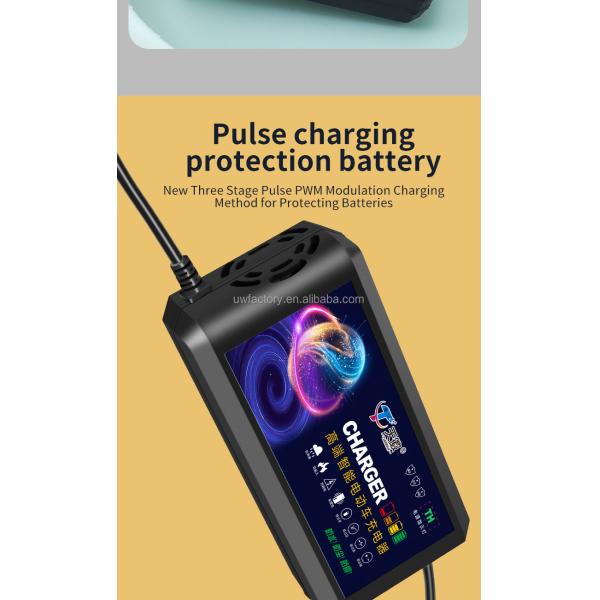 Input 100-240V/0.5A 48V 60V 72V 84V 96V 20AH 30AH 50AH 60AH Battery Charger for Lead Acid Battery