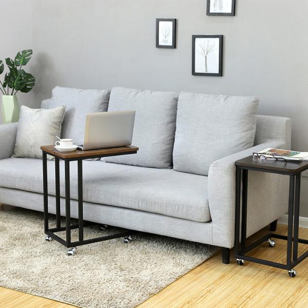 Cheap Rolling Side Table, Side Table on Wheels, C-shaped Rolling Side Table, ULNT50X for sale