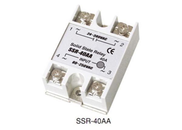 Cheap SSR- AA 132g Solid State Relay 2500VAC , Single Phase Relay Zero Current Turn Off for sale