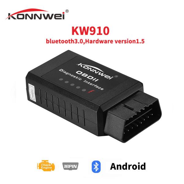 Cheap Mini Elm327 Obd2 Diagnostic Scanner Code Reader Gsm Tracker Pic18f25k80 KONNWEI KW910 for sale