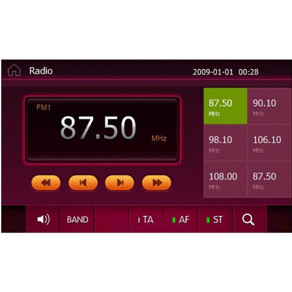 Car DVD Special for AUDI Q3 (2013-2014)7" HD Touch screen DVD player/Radio GPS/Bluetooth