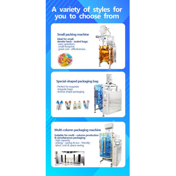 Yogurt Filling Sealing Automatic Liquid Packaging Machine For Sauce Sachet