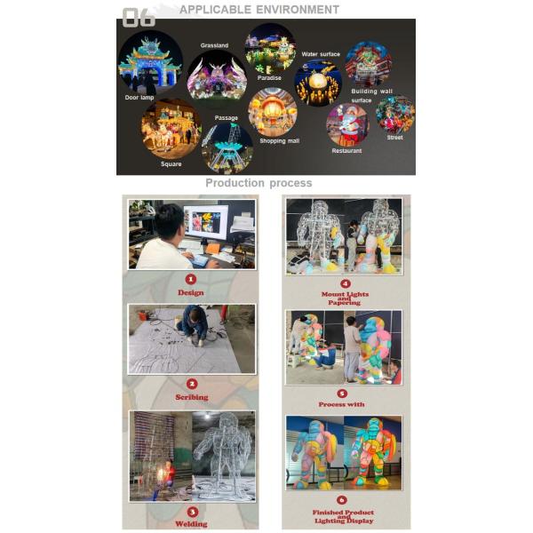 Handcrafted Chinese Dragon Lantern Sculpture for Outdoor New Year Celebrations