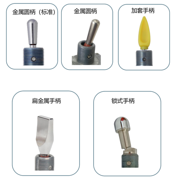 Double Pole (Off)-On Industrial Toggle Switch with Metal Handle