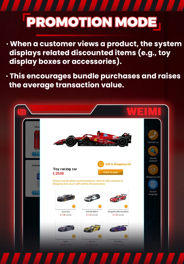 WEIMI Model Toy Cars Vending Machine Limited-edition Models Dispenser