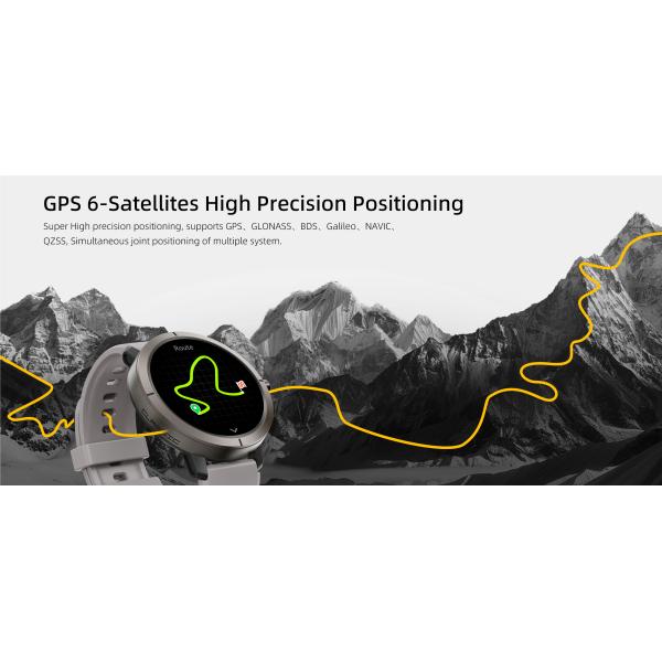 Outdoor 2025 150 Sport Compass GPS Smart Watch with 1.32-Inch AMOLED Display