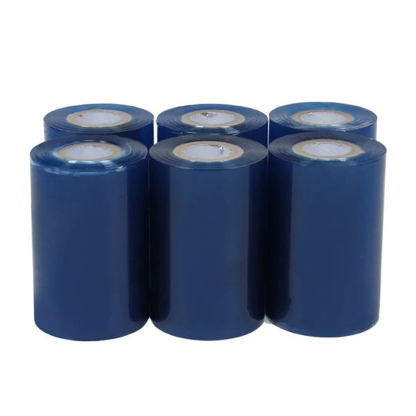 Cheap Customized Cling Plastic Protective Film PVC Blue 35mm Width Electrostatic 0.1mm Thickness for sale