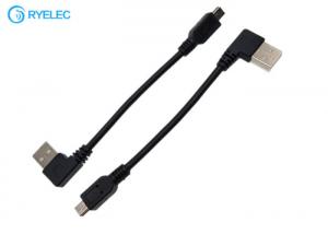 Best Custom USB A Male Left Angle 90 Degree To Straight Mini B Cable Assembly wholesale