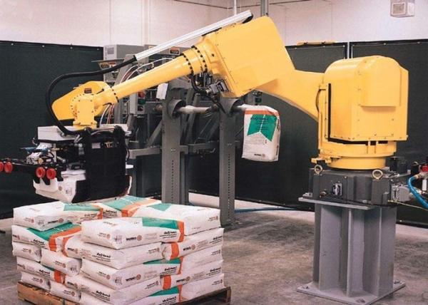 High Speed Automatic Palletizer Machine , Intelligent Case Palletizer Easy