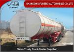 33000 Liters Asphalt Tank Trailer With Insulting Layer , Carbon Steel Tanker