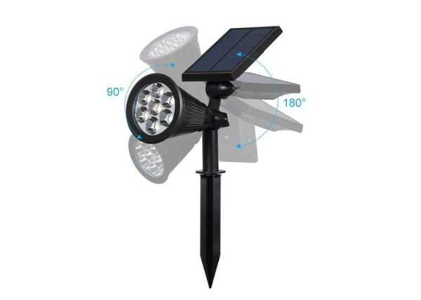 Cheap RGB LED Spike Solar Powered Garden Lights , Solar Powered Lawn Lights 4W for sale
