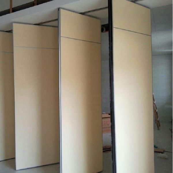 Modern Folding Dance Studio Soundproof Partition Wall With Pass Door