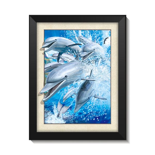 Cheap Sea World Pictures Lenticular Printing Services 3D Picture House Decoration for sale
