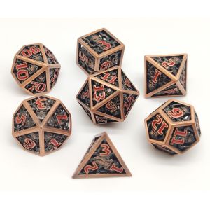Handmade Antiwear Resin Polyhedral Dice Portable For Shadowrun