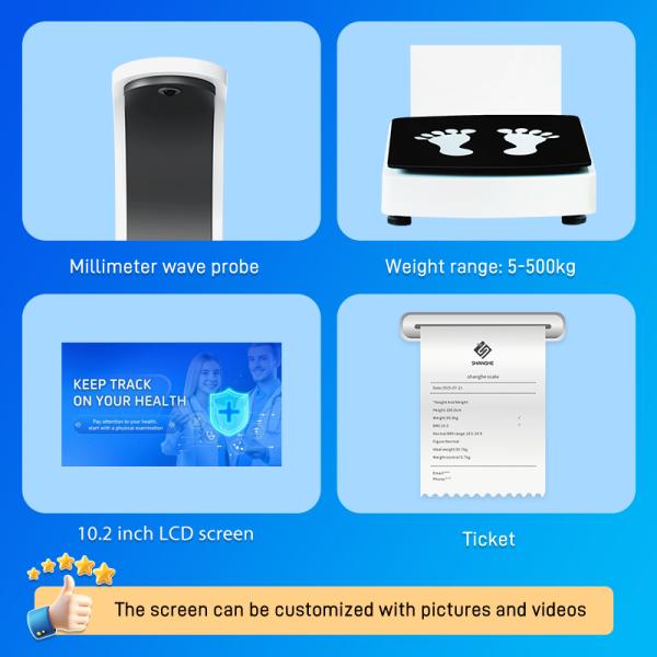 3d Body Scanner Machine Bioimpedance Analysis Professional Human Body Composition Analyzer