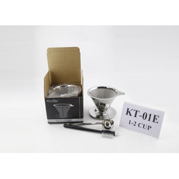 Paperless SS304 Coffee Maker Gift Set Pour Over Coffee dripper 2 Cups