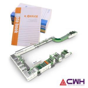 65KW Glue Taped Notebook Making Machine For School Office
