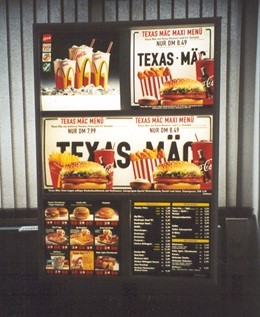 Practising Examples of Stud Welding Light Box for Fast Food Restaurant