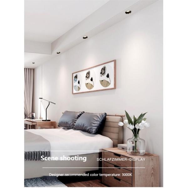 10W 24deg Ra90 Dimmable Led Ceiling Spot Lights 15 Degree Lighting Angle