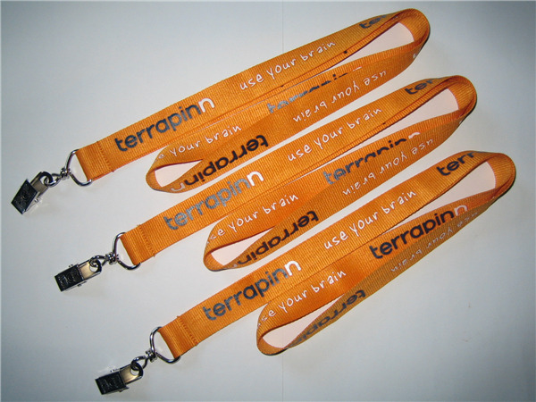 polyester neck strap with plastic detachable buckle, polyester quick release neck lanyards
