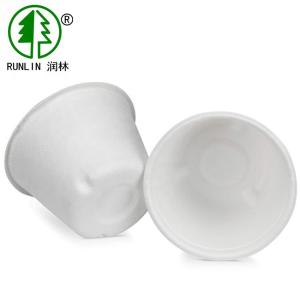 8OZ Beverage Eco Friendly Paper Cups Biodegradable Sugarcane Bagasse Cup