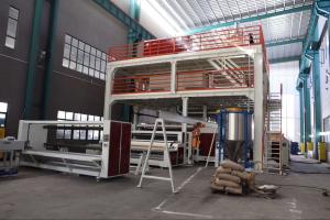 4200mm Wide PP Non Woven Fabric Machine , PP Spunbond Non Woven Production Line