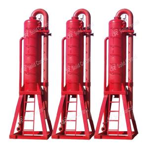 Skid Mounted Mud Gas Separator Horizontal Directional Drilling Use