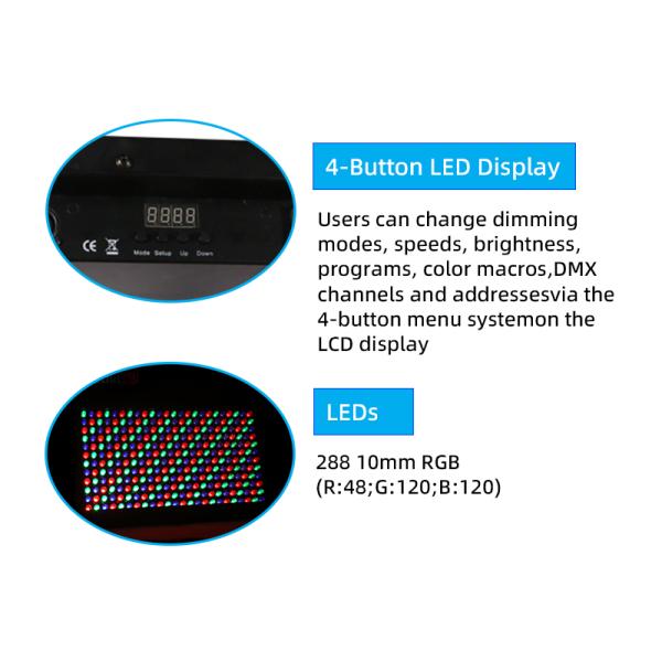 LED 36W RGB Strobe Led Light Disco