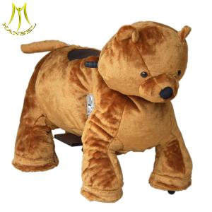 Hansel small amusement park animal ride and animal scooter children for sale with motorized animals music